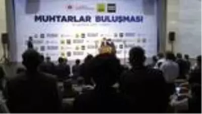 Çevre ve Şehircilik Bakanı Kurum, muhtarlarla buluştu Çevre ve Şehircilik Bakanı Kurum, muhtarlarla buluştu