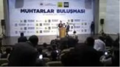 Çevre ve Şehircilik Bakanı Kurum, muhtarlarla buluştu Çevre ve Şehircilik Bakanı Kurum, muhtarlarla buluştu
