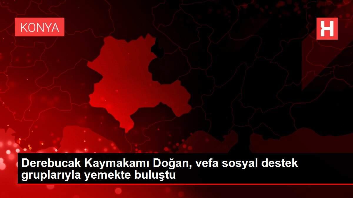Derebucak Kaymakamı Doğan, vefa sosyal destek gruplarıyla yemekte buluştu Derebucak Kaymakamı Doğan, vefa sosyal destek gruplarıyla yemekte buluştu