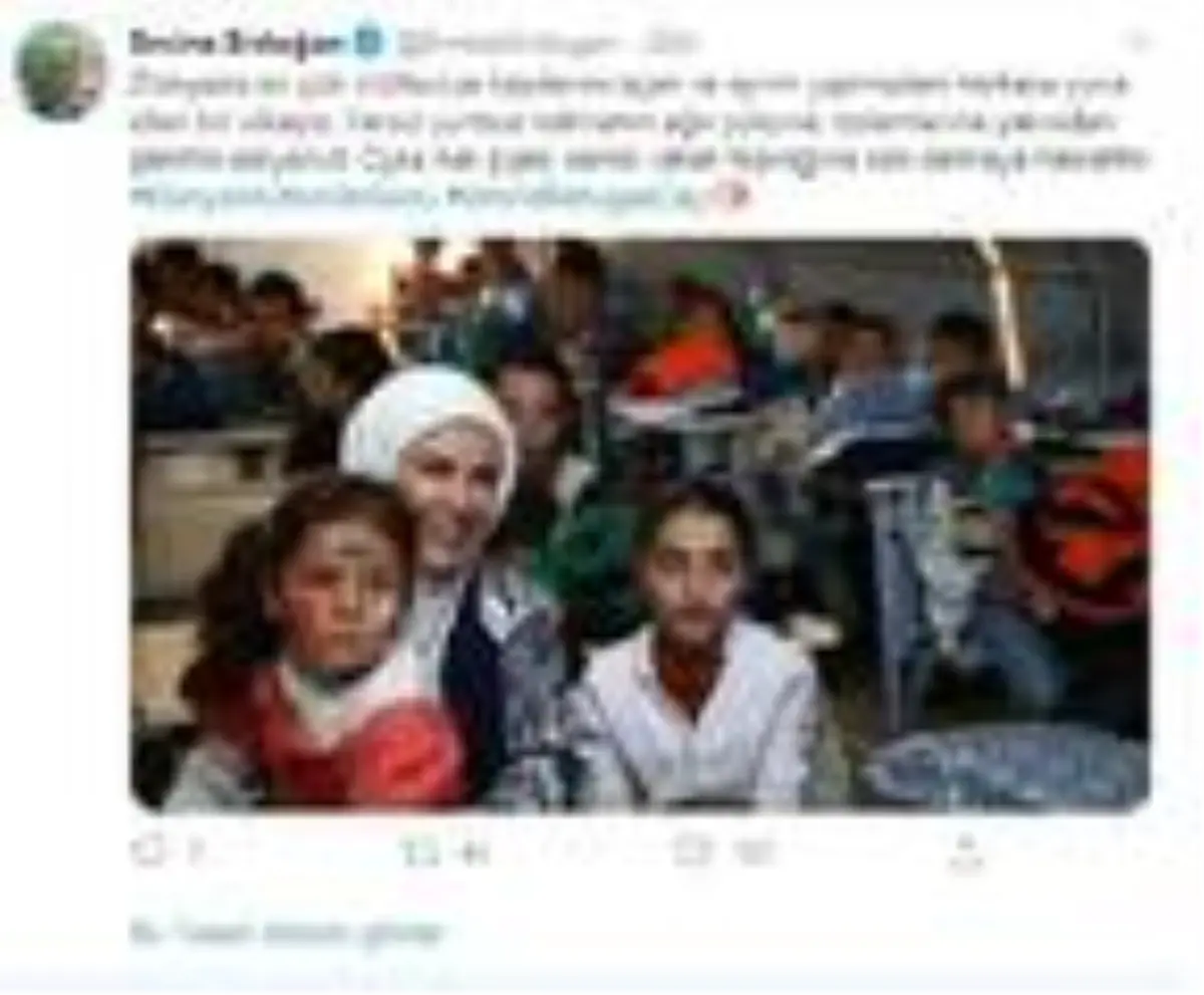 Emine Erdoğan�dan �Dünya Mülteciler Günü� mesajı Haberler