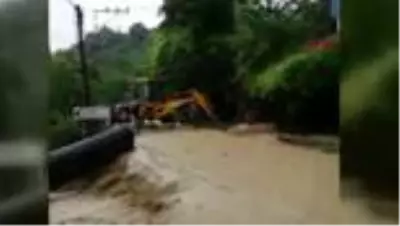 KARABÜK Yenice ilçesinde yağmur etkili oldu KARABÜK Yenice ilçesinde yağmur etkili oldu