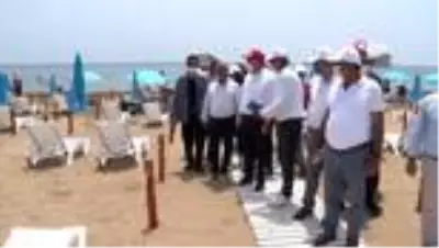 Plajlar sosyal mesafeye göre düzenlendi Plajlar sosyal mesafeye göre düzenlendi