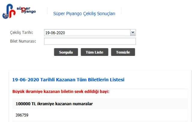 Süper Piyango sonuçları 19 Haziran: MPİ Süper Piyango çekilişi