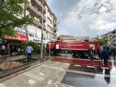 Yangına giden itfaiye aracı kaza yaptı