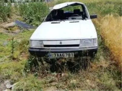 Afyonkarahisar'da otomobil takla attı: 4 yaralı