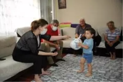 Başkan Çalkaya, şehit babalarını yalnız bırakmadı