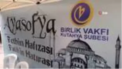 Kütahya'da Ayasofya'nın ibadete açılması için imza kampanyası Kütahya'da Ayasofya'nın ibadete açılması için imza kampanyası