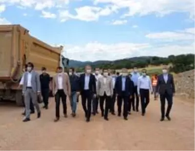 Simav Abide arasında yol çalışması Simav Abide arasında yol çalışması