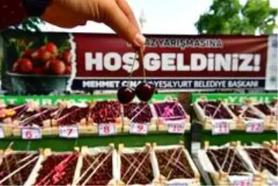 Yeşilyurt'ta en iyi kiraz ve bahçesi ödülleri sahiplerini buldu