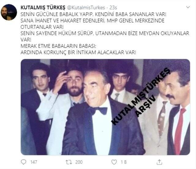 Ahmet Kutalmış Türkeş, Babalar Günü mesajında meydan okudu Ahmet Kutalmış Türkeş, Babalar Günü mesajında meydan okudu