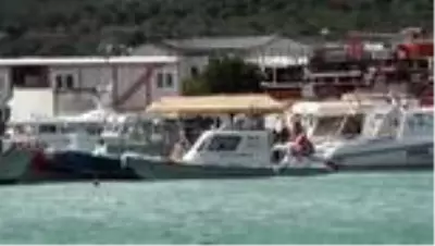 Ayvalık'ta heyecanlı anlar. Ayvalık'ta heyecanlı anlar.