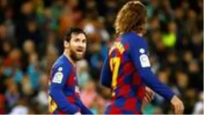Barcelonalı Lionel Messi ile Griezmann antrenmanda kavga etti Barcelonalı Lionel Messi ile Griezmann antrenmanda kavga etti