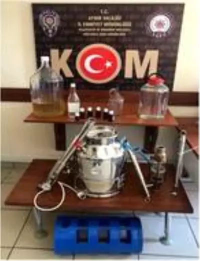 Efeler'de sahte içki operasyonu Efeler'de sahte içki operasyonu
