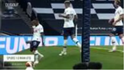 Steven Bergwijn'in Manchester United'a Attığı Golün Saha Kenarı Çekimi Steven Bergwijn'in Manchester United'a Attığı Golün Saha Kenarı Çekimi