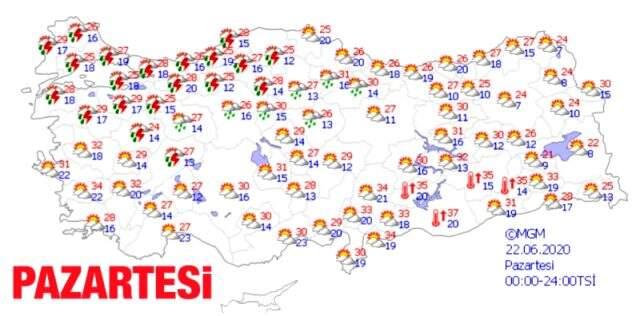 Tüm yurdu etkisi altına alan sağanak yağış önümüzdeki hafta da devam ediyor: 12 il için uyarı Tüm yurdu etkisi altına alan sağanak yağış önümüzdeki hafta da devam ediyor: 12 il için uyarı