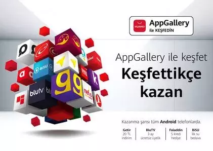 AppGallery ile keşfet, keşfettikçe kazan! AppGallery ile keşfet, keşfettikçe kazan!