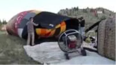 Konya'da balon turizmi için test uçuşu yapıldı