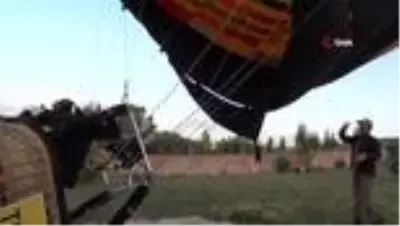 Konya'da balon turizmi için test uçuşu yapıldı