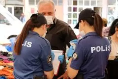 Kula'da maske takmayanlara ceza yağdı Kula'da maske takmayanlara ceza yağdı