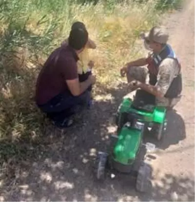 4 yaşındaki Ömer, 5 saat sonra buğday tarlasında bulundu