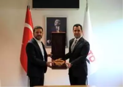 Belediye Başkanı Arı, Spor toto Teşkilat Başkanı Bozgeyik'i ziyaret etti