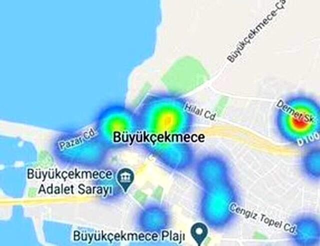 İstanbul'un koronavirüs yoğunluk haritası güncellendi! İşte ilçe ilçe son durum İstanbul'un koronavirüs yoğunluk haritası güncellendi! İşte ilçe ilçe son durum