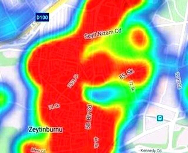 İstanbul'un koronavirüs yoğunluk haritası güncellendi! İşte ilçe ilçe son durum