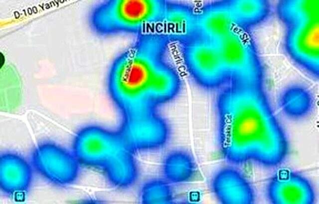 İstanbul'un koronavirüs yoğunluk haritası güncellendi! İşte ilçe ilçe son durum İstanbul'un koronavirüs yoğunluk haritası güncellendi! İşte ilçe ilçe son durum