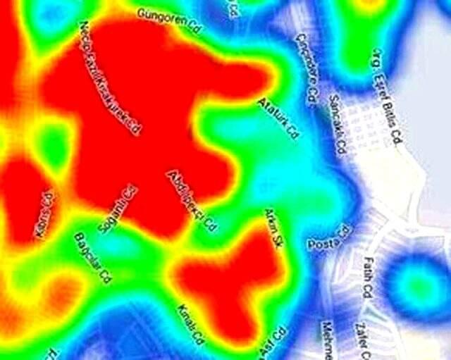 İstanbul'un koronavirüs yoğunluk haritası güncellendi! İşte ilçe ilçe son durum İstanbul'un koronavirüs yoğunluk haritası güncellendi! İşte ilçe ilçe son durum
