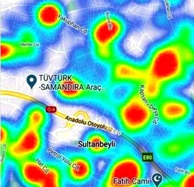 İstanbul'un koronavirüs yoğunluk haritası güncellendi! İşte ilçe ilçe son durum İstanbul'un koronavirüs yoğunluk haritası güncellendi! İşte ilçe ilçe son durum