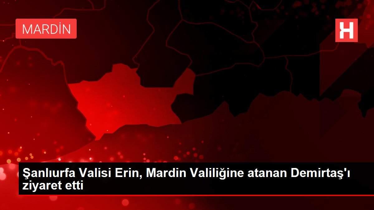 Şanlıurfa Valisi Erin, Mardin Valiliğine atanan Demirtaş'ı ziyaret etti Şanlıurfa Valisi Erin, Mardin Valiliğine atanan Demirtaş'ı ziyaret etti