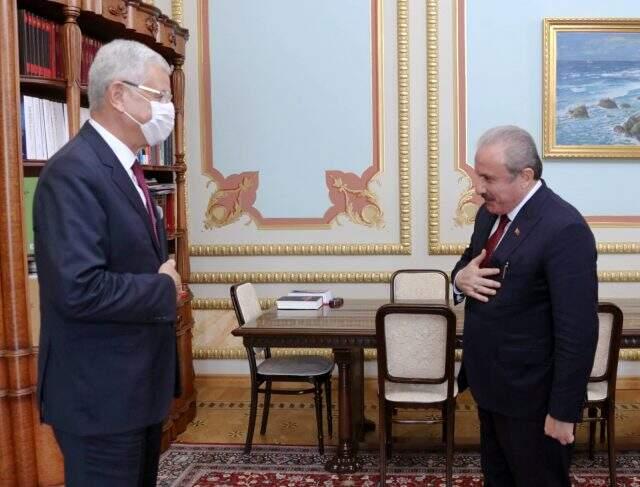 TBMM Başkanı Şentop, BM Genel Kurulu Başkanlığı görevine başlayan Bozkır'la görüştü