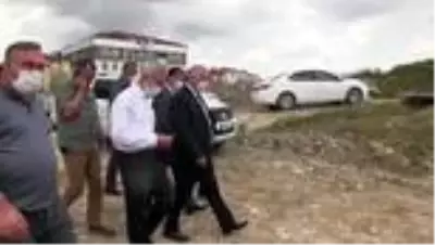 Tekirdağ Valisi Yıldırım selden zarar gören alanlarda incelemede bulundu Tekirdağ Valisi Yıldırım selden zarar gören alanlarda incelemede bulundu