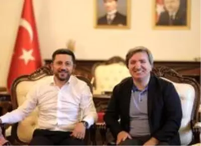 Aksaray Valisi Aydoğdu, Belediye Başkanı Arı'yı ziyaret etti