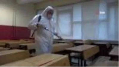 Esenyurt'ta dezenfekte edilen okullar YKS sınavına hazır