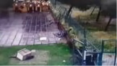 Esenyurt'ta fırtına hayvan barınağını böyle vurdu