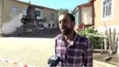Evleri hasar gören vatandaşlar deprem anını anlattı