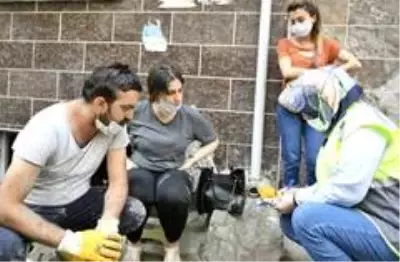 Sel mağduru vatandaşlara sıcak yemek