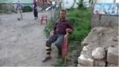 Yaralı adam depremde ikinci kez yaralandı