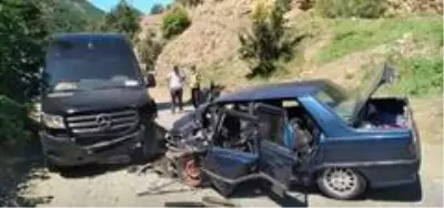 Artvin'de trafik kazası: 5 yaralı