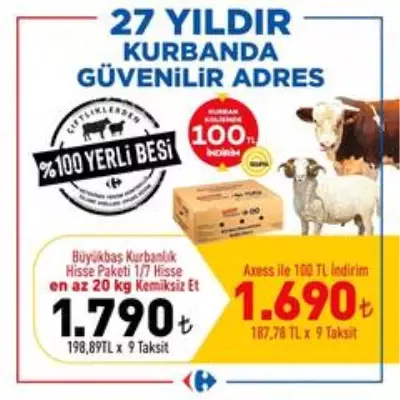 CarrefourSA'da Kurban Bayramı için siparişler başladı