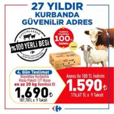 CarrefourSA'da Kurban Bayramı için siparişler başladı