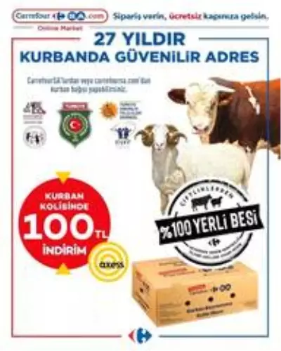 CarrefourSA'da Kurban Bayramı için siparişler başladı
