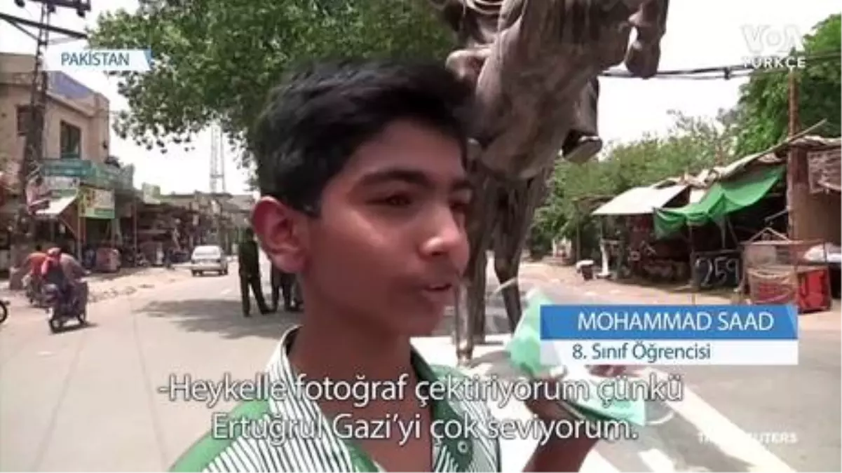 'Diriliş: Ertuğrul' İçin Pakistan'da Heykel Dikildi