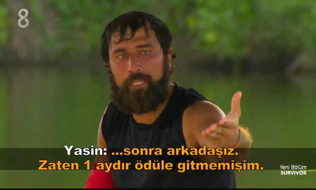 Büyük ödülü kaybeden Yasin, kazanan arkadaşlarına öfke kustu Büyük ödülü kaybeden Yasin, kazanan arkadaşlarına öfke kustu