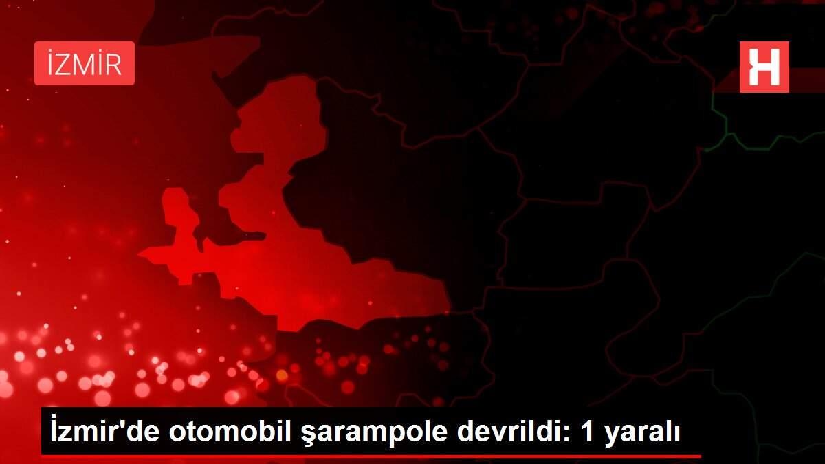 İzmir'de otomobil şarampole devrildi: 1 yaralı İzmir'de otomobil şarampole devrildi: 1 yaralı