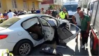 Ortalığın savaş alanına döndüğü kazada 7 kişi yaralandı Ortalığın savaş alanına döndüğü kazada 7 kişi yaralandı