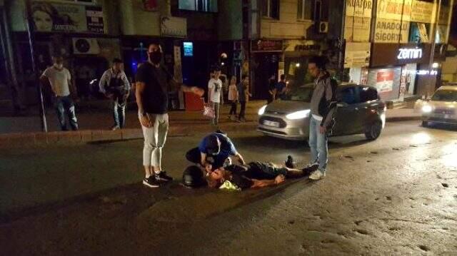 Alkollü sürücü, kendisine müdahale edenlerden helallik istedi Alkollü sürücü, kendisine müdahale edenlerden helallik istedi