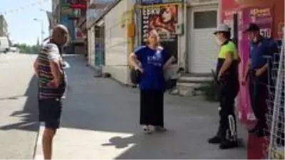 Yabancı turistler ile polis arasındaki diyalog tebessüm ettirdi