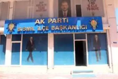 AK Parti Bismil İlçe Başkanlığına molotofkokteyli saldırı